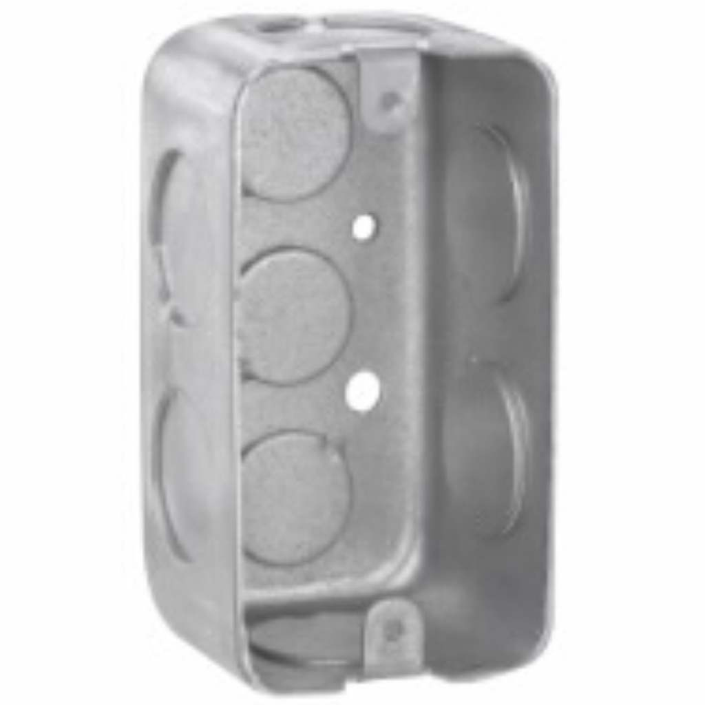 CAJA 2X4 W.P. KO-1/2 GRIS