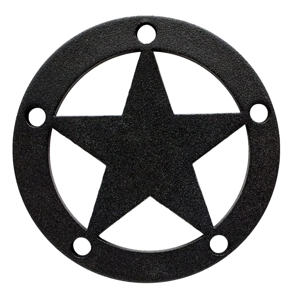 [ANCLAJE169] Simpson Strong Tie 3 in. Black Steel Decorative Star APDTS3