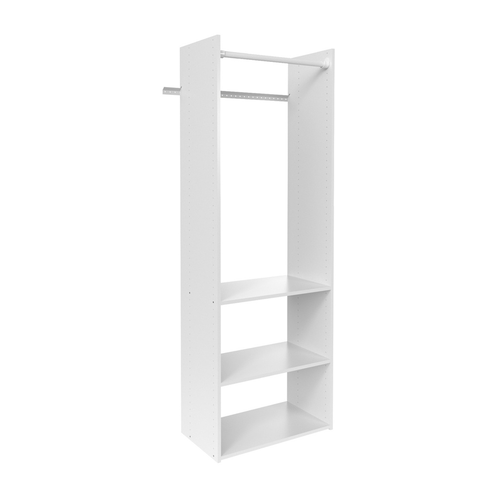 [RV1472] Easy Track 72 in. H X 5/8 in. W X 14 in. L Wood Hanging Tower Closet Kit