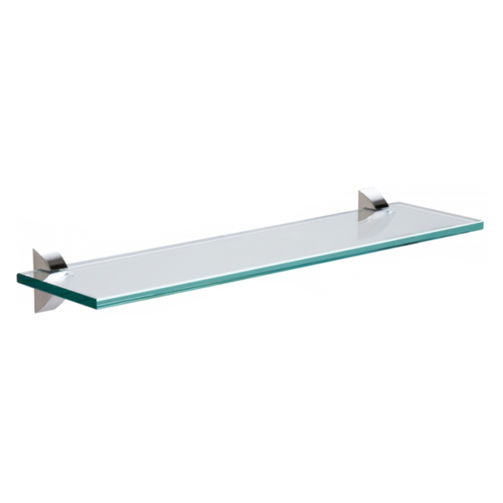 GLASS SHELF CHROME BRACKET.4X16"