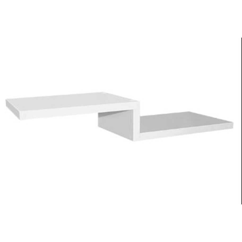 Z SHELF ELEGANZA WH. 0.8X10"X40"