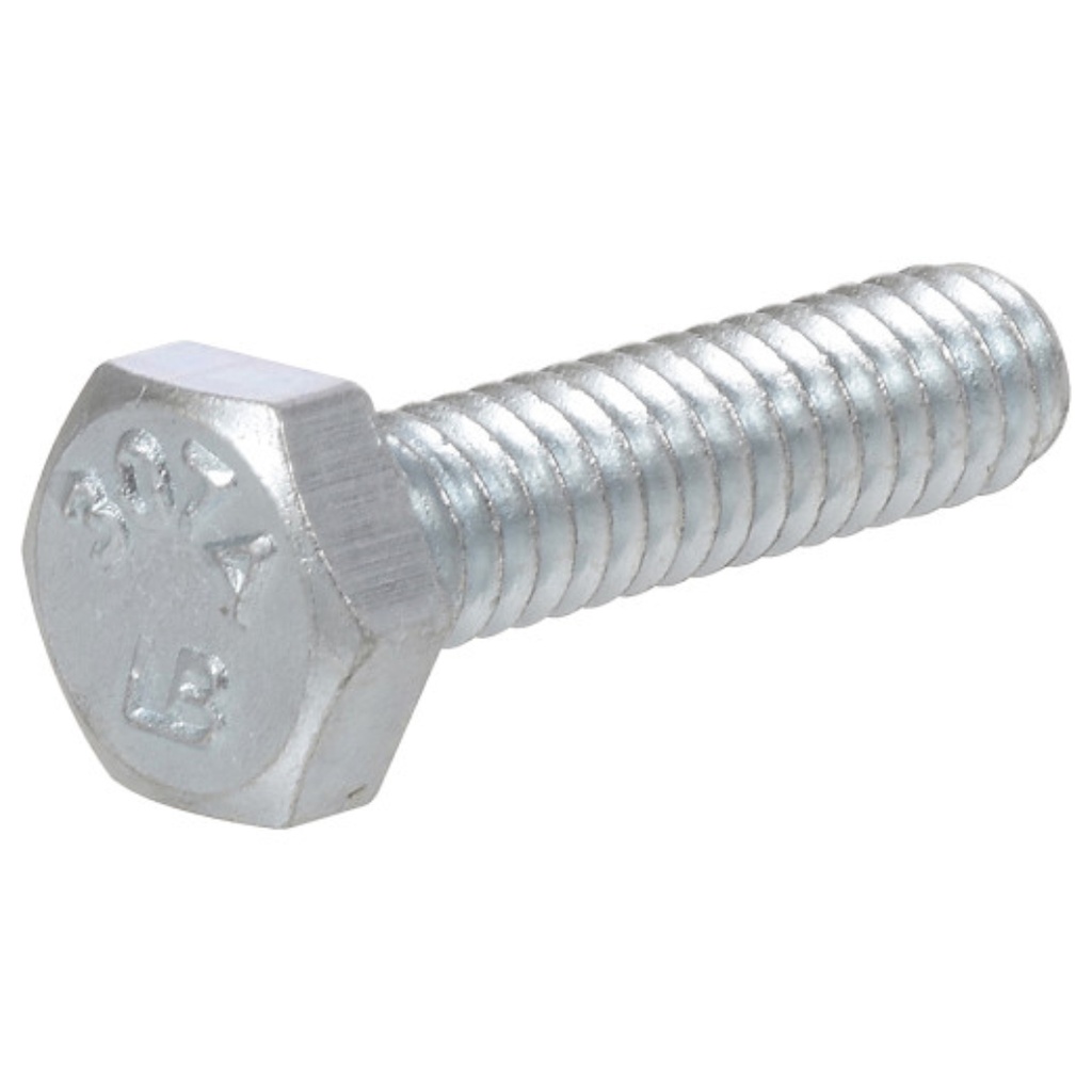 HILLMAN 5/16 in. D X 4 in. L Zinc Plated Steel Hex Tap Bolt 50 Pk