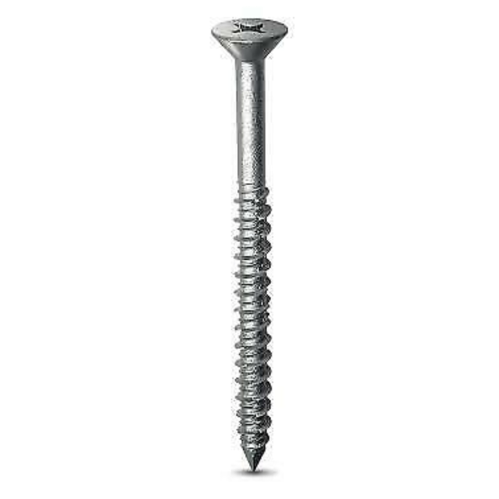 [400003348] Tapcon 1/4  X 3-1/4  Stainless Steel Phillips Flat Head Concrete Anchor Screws 3377907 | 100 Pack | Drill Bit Included