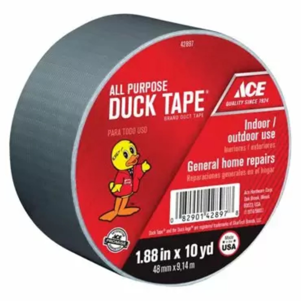 Ace 1.88 in. W X 10 Yd L Gray Duct Tape - Total Qty: 24