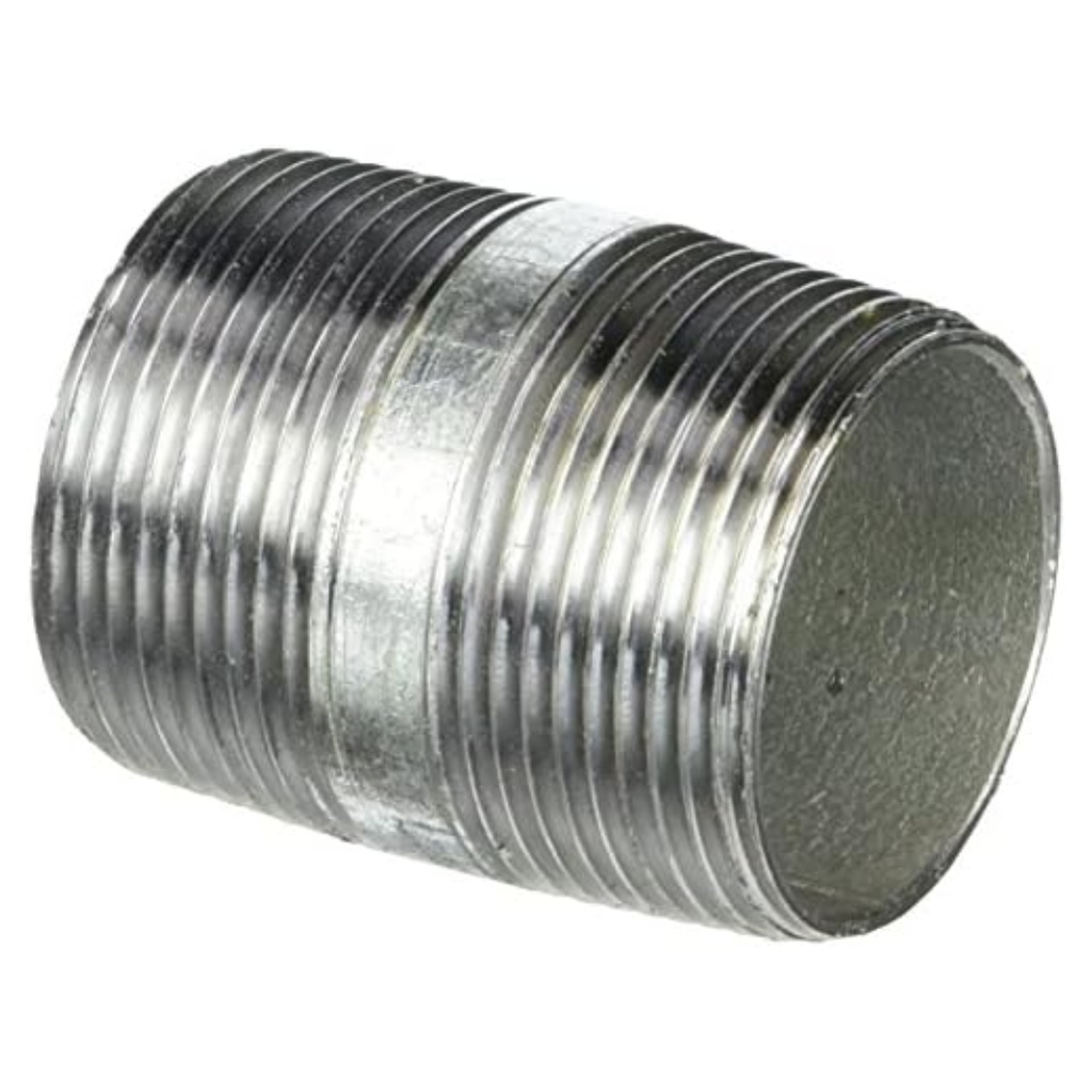 B & K 565-001HP 1 in. X Close Steel Galvanized Nipple