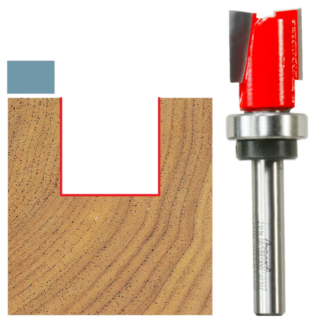 Freud 50-107 9/16" (Dia.) Top Bearing Flush Trim Bit