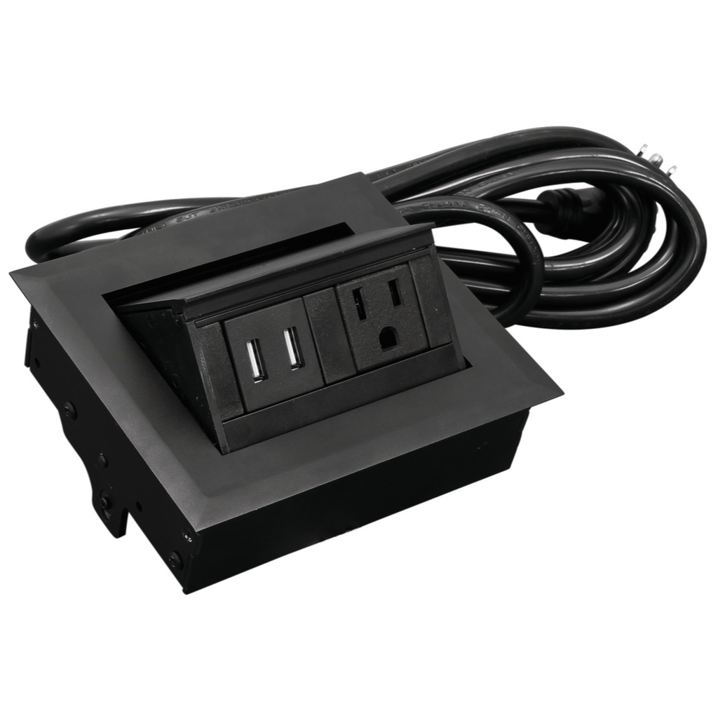 HAFELE HAD PDS 1 AC/2 USB BLACK