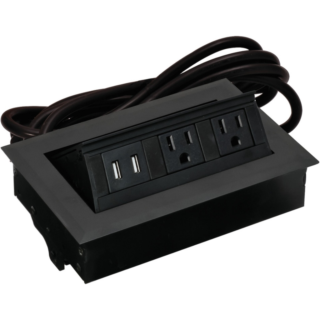 HAFELE HAD PDS 2 AC/2 USB BLACK