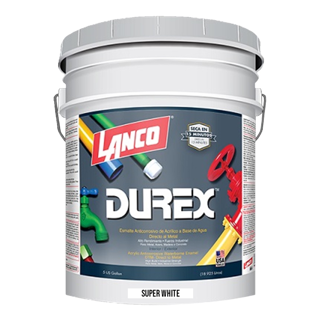 LANCO DUREX SUPER WHT.PAILA