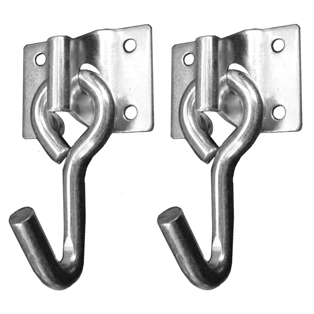 GANCHO HAMACA C/FLANGE PK2