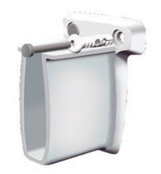 [384016620] Pre-Loaded 2 in. H Wall Shelf Brackets with Anchors for Wire Shelving (2-Pack)