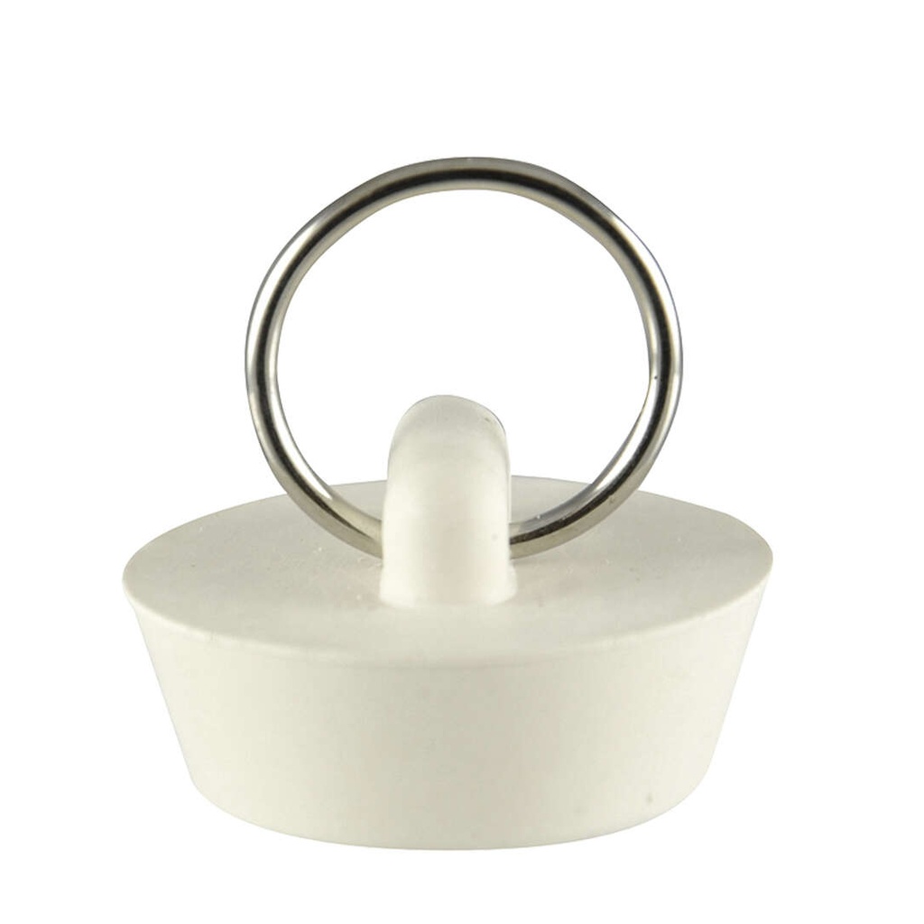 Ace 1-1/4 in. Dia. Sink Stopper Rubber Nickel Plated