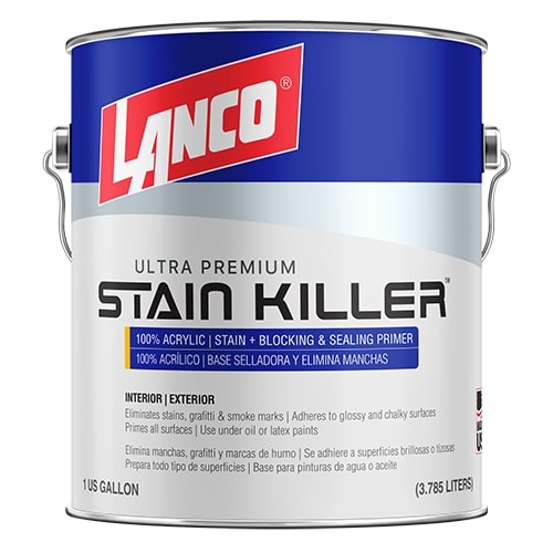 1 Gal. Stain Killer Ultra Premium White Interior/Exterior 100% Acrylic Wall Primer with Heavy Stain Elimination