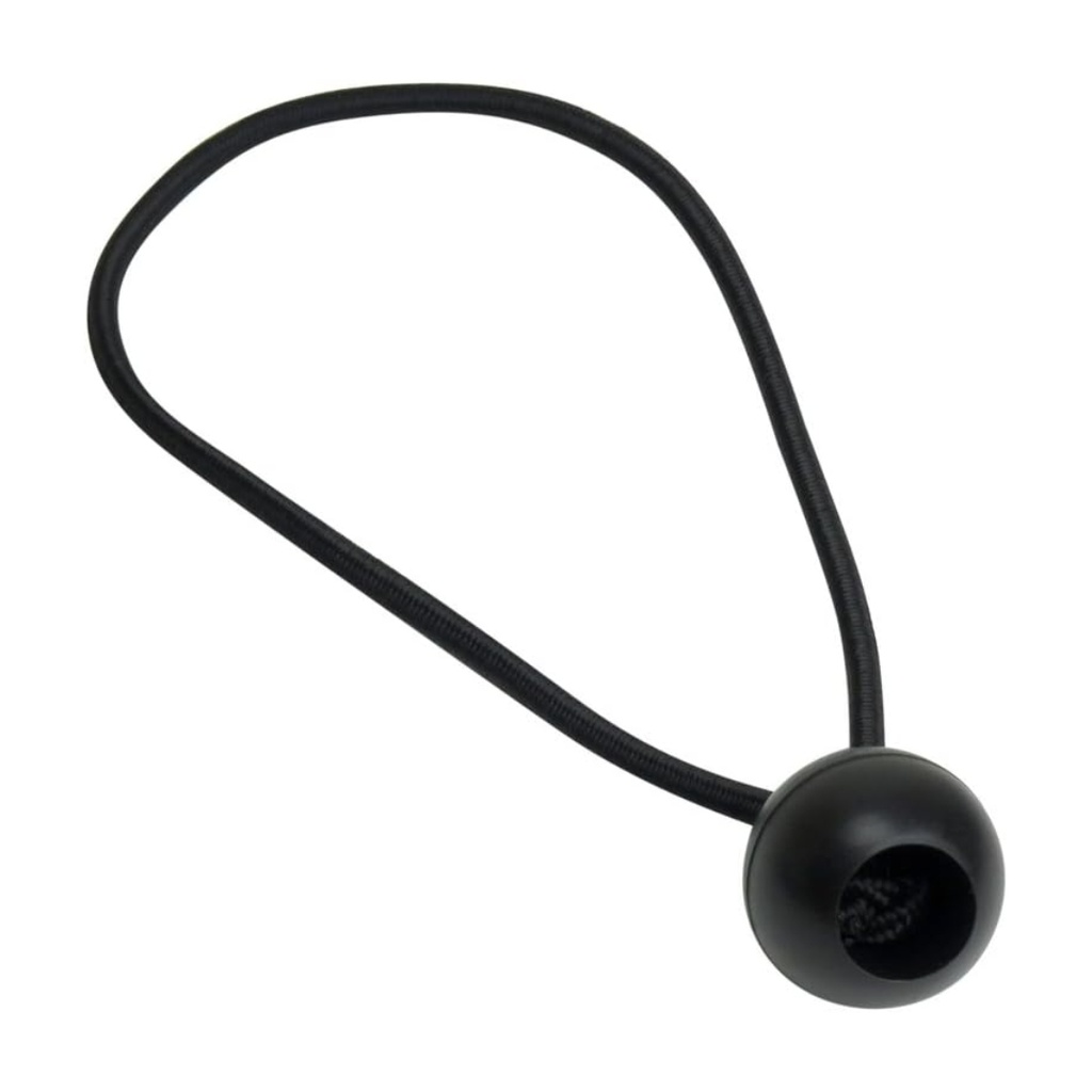 AHC Black Bungee Ball Cord 6 in. L X 0.2 in. 50 Lb. 1 Pack