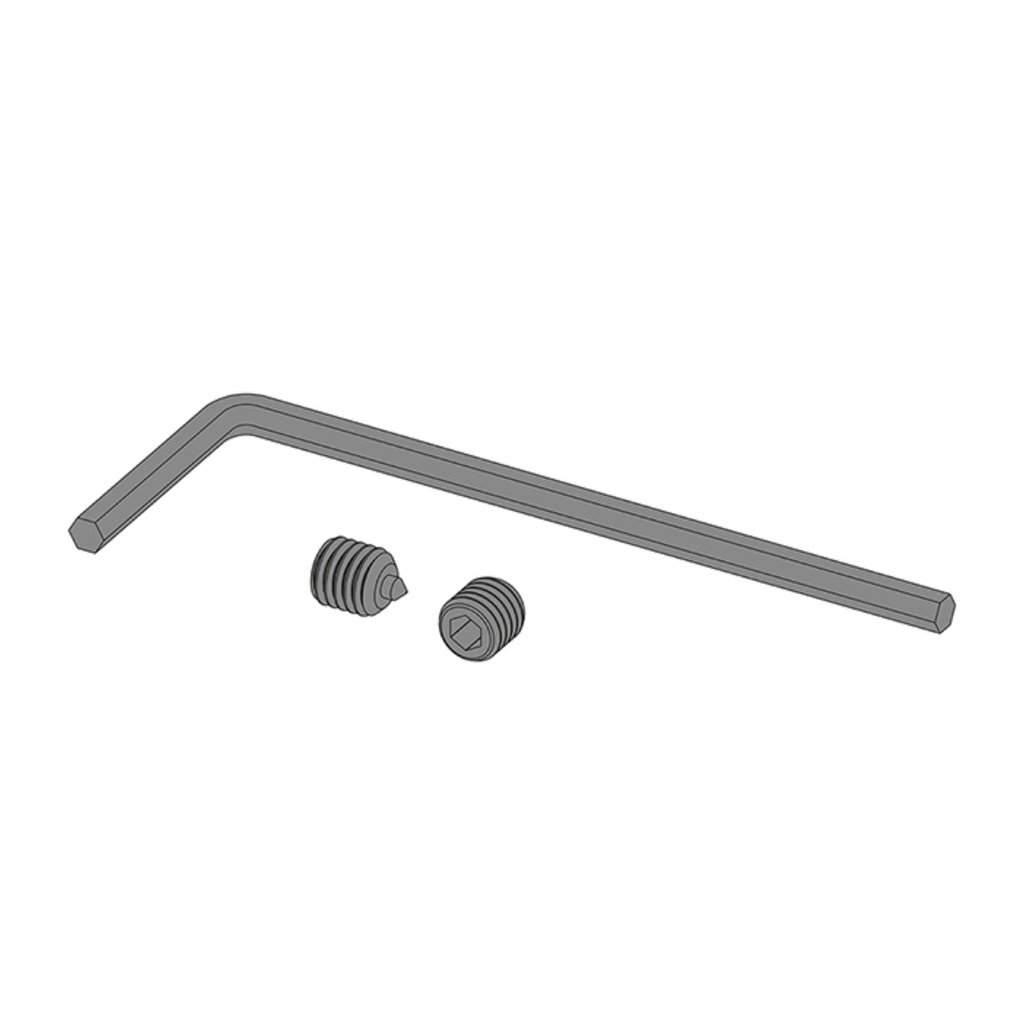 [913BK] JNF SET M6 SCREWS Y LLAVE ALLEN