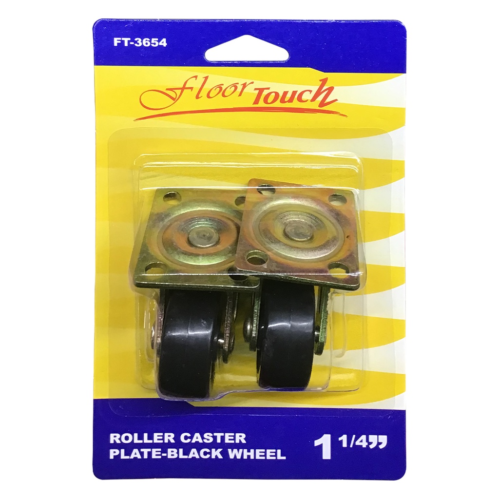 ROLLER CASTER BLK WHEEL #3654