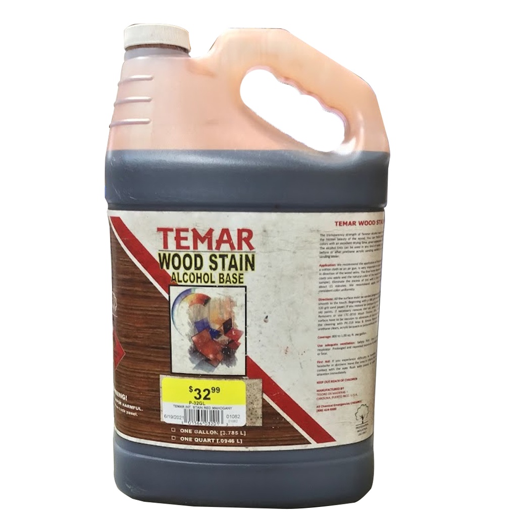 TEMAR INT. STAIN RED MAHOGANY GL