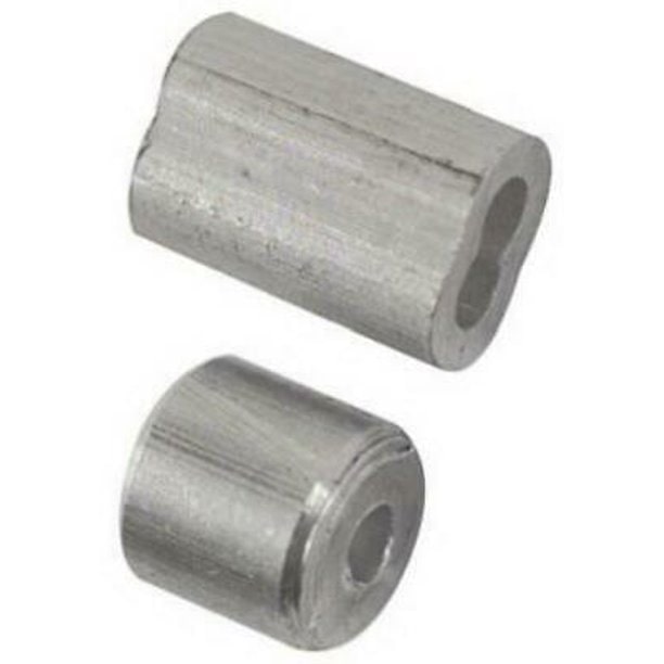 FERRULES & STOPS 1/16 ALUM. PK2