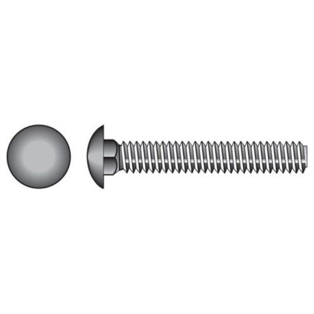 HILLMAN 5/16 in. X 2-1/2 in. L Stainless Steel Carriage Bolt 25 Pk