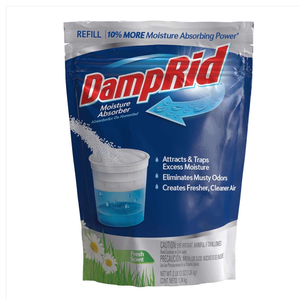 DampRid Moisture Absorber Refill Fresh Scent 44 Oz