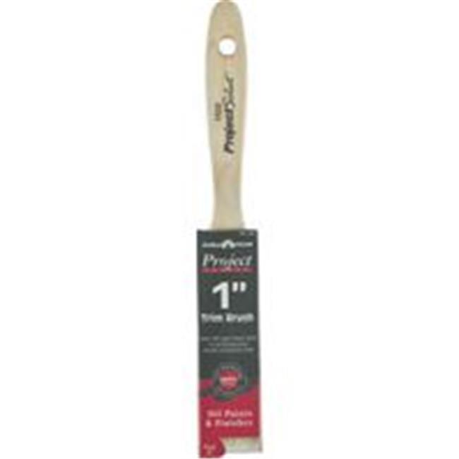 Paint Brush, 1 in W, 2-1/4 in L Bristle, China Bristle, Beaver Tail Handle