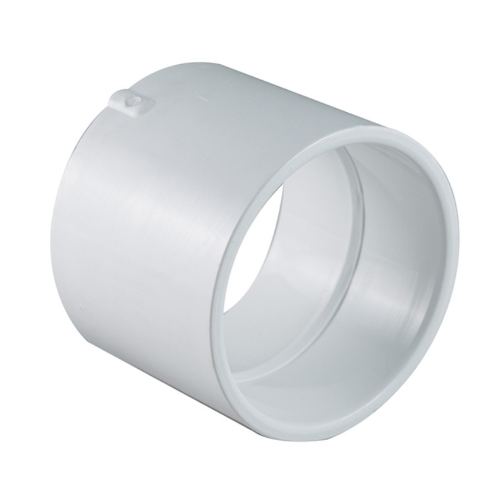 Charlotte Pipe Schedule 40 4 in. Hub X 4 in. D Hub PVC Coupling 1 Pk