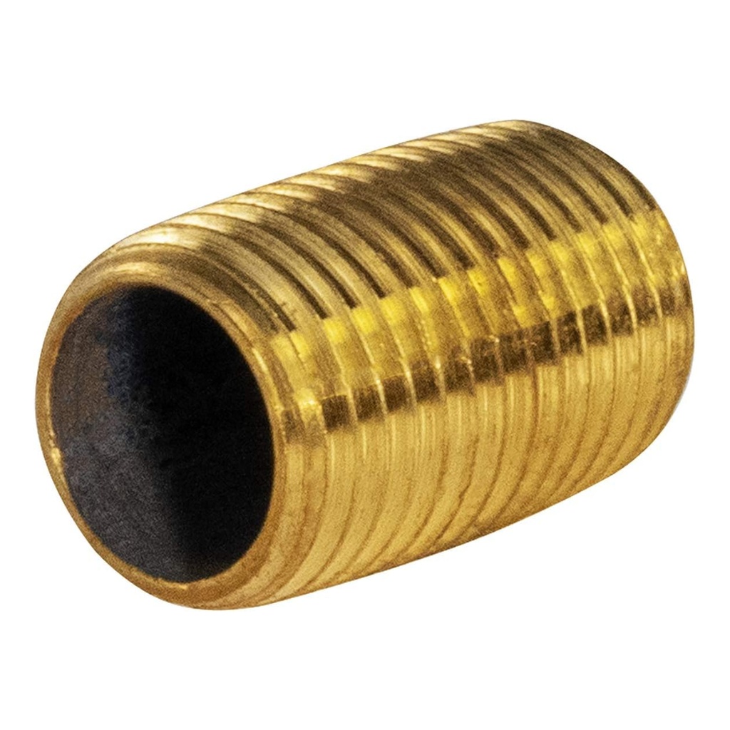 NIPLE CLOSE 1/2 BRONCE