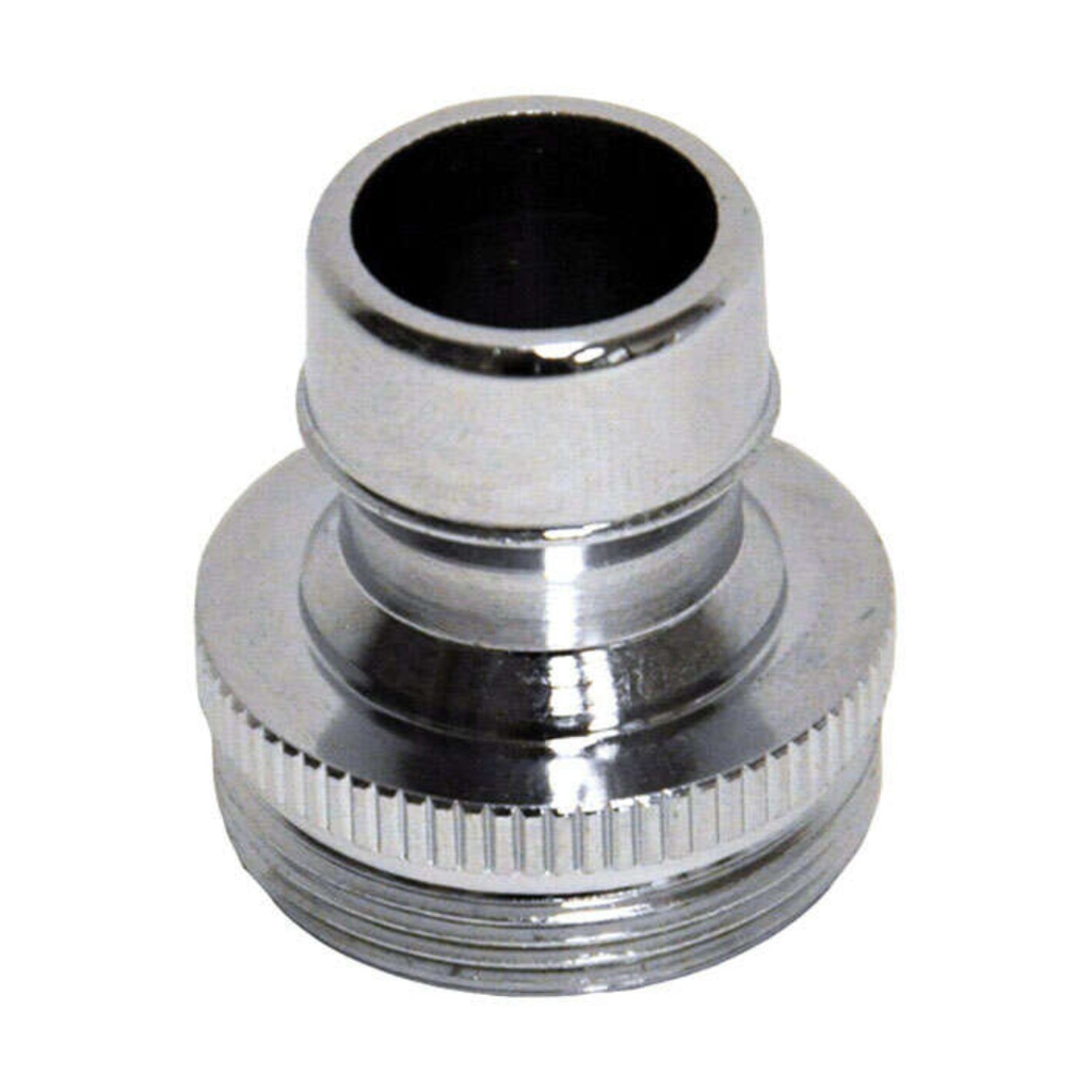 Danco Dual Thread 15/16 in.-27 or 55/64 in. Chrome Dishwasher Adapter