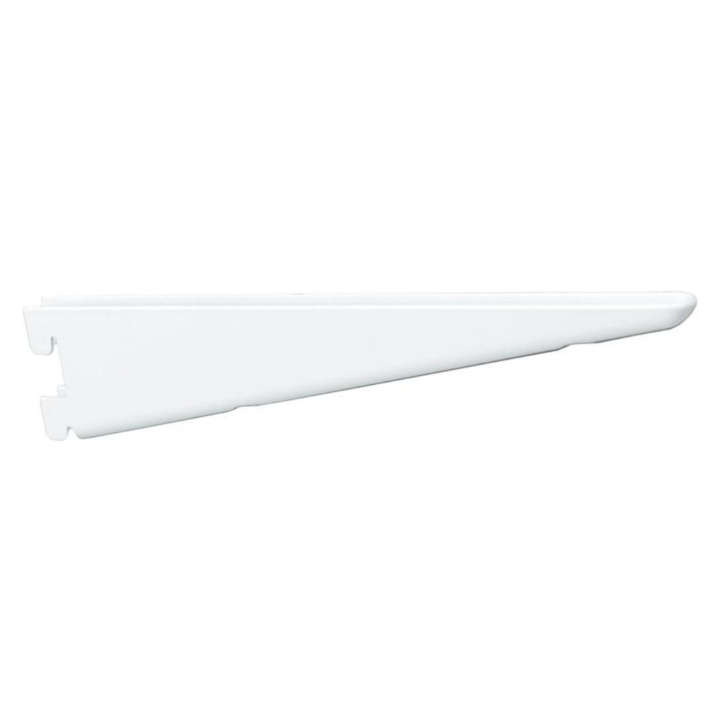 [5210067] Knape & Vogt White Steel Bracket 16 Ga. 12-1/2 in. L 225 Lb.
