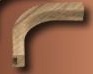 Whitecap Teak Track Inside Corner Molding - 1/2" - 60822