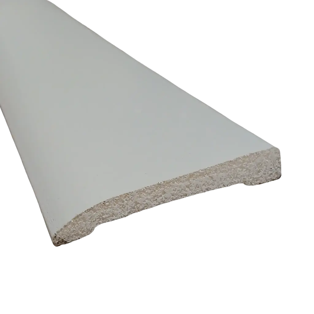 [294001010] 8 Ft. White Base Poly Molding