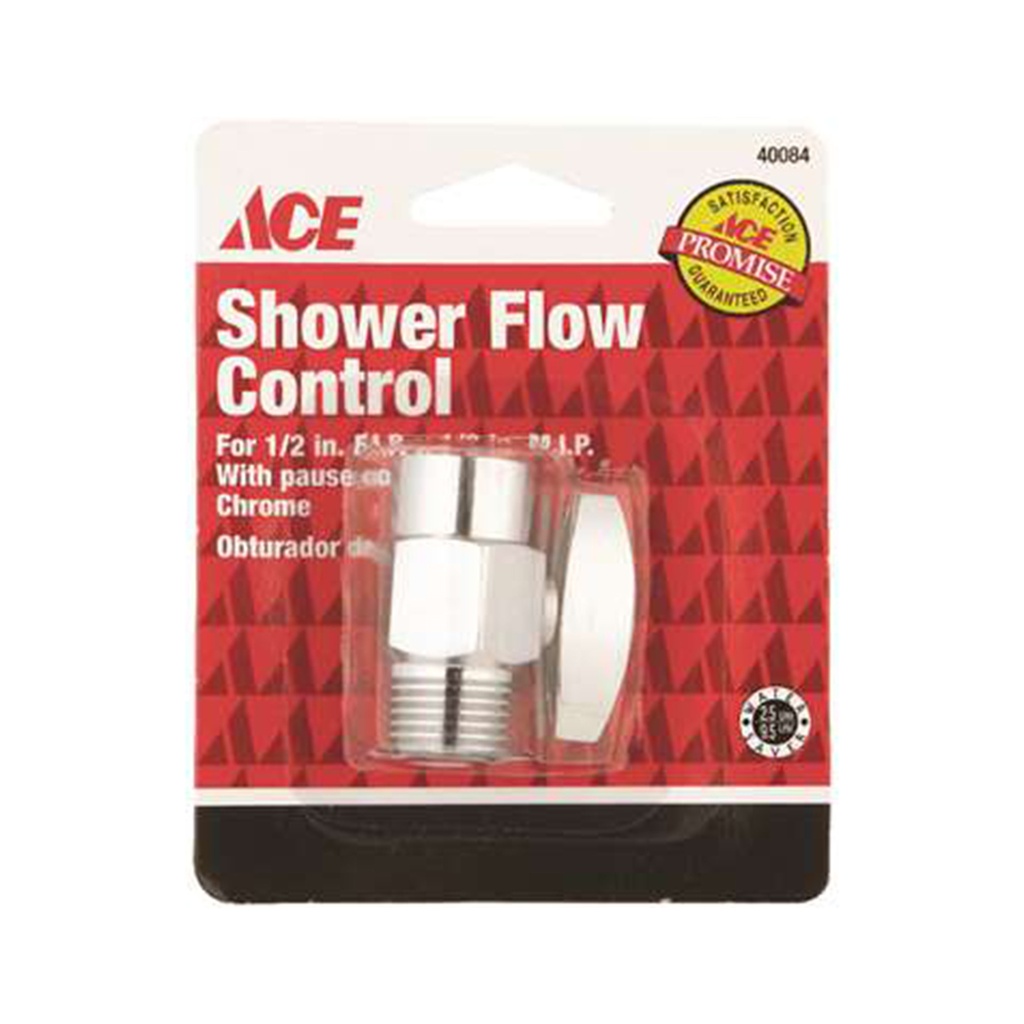 [40084] Ace Chrome Stainless Steel Shower Flow Control