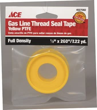 Ace Gas Line Yellow 1/2 in. W X 260 in. L Thread Seal Tape - Total Qty: 12
