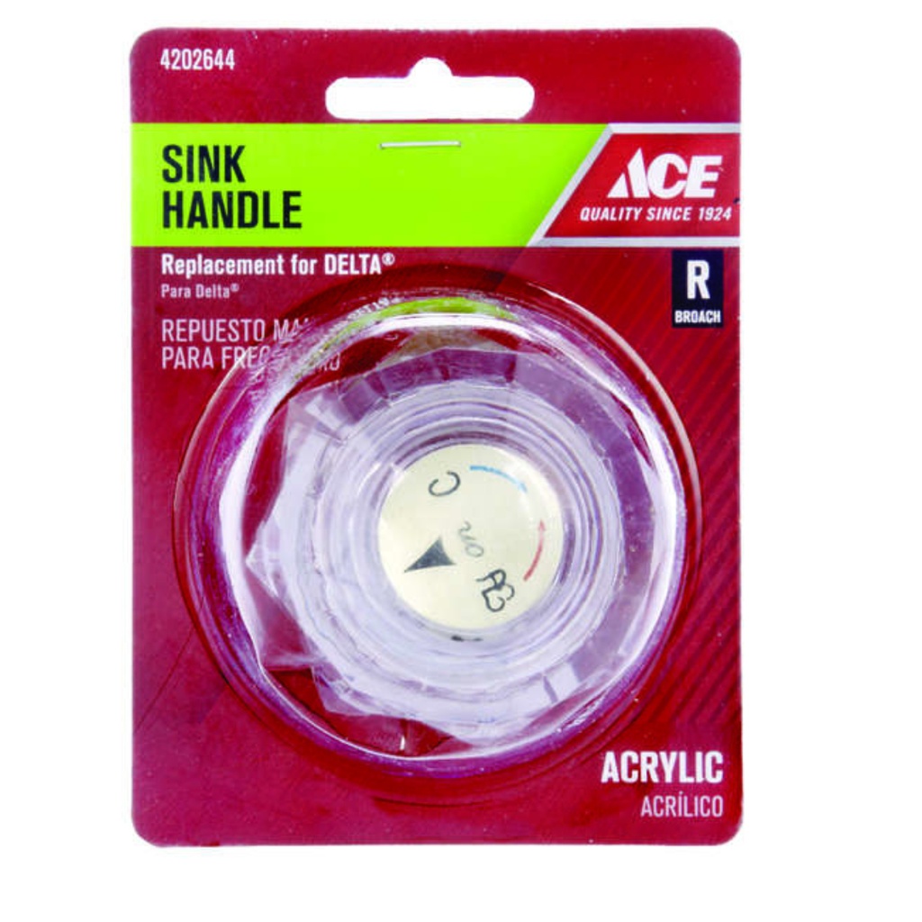 Ace for Delta Clear Bathroom Faucet Handles