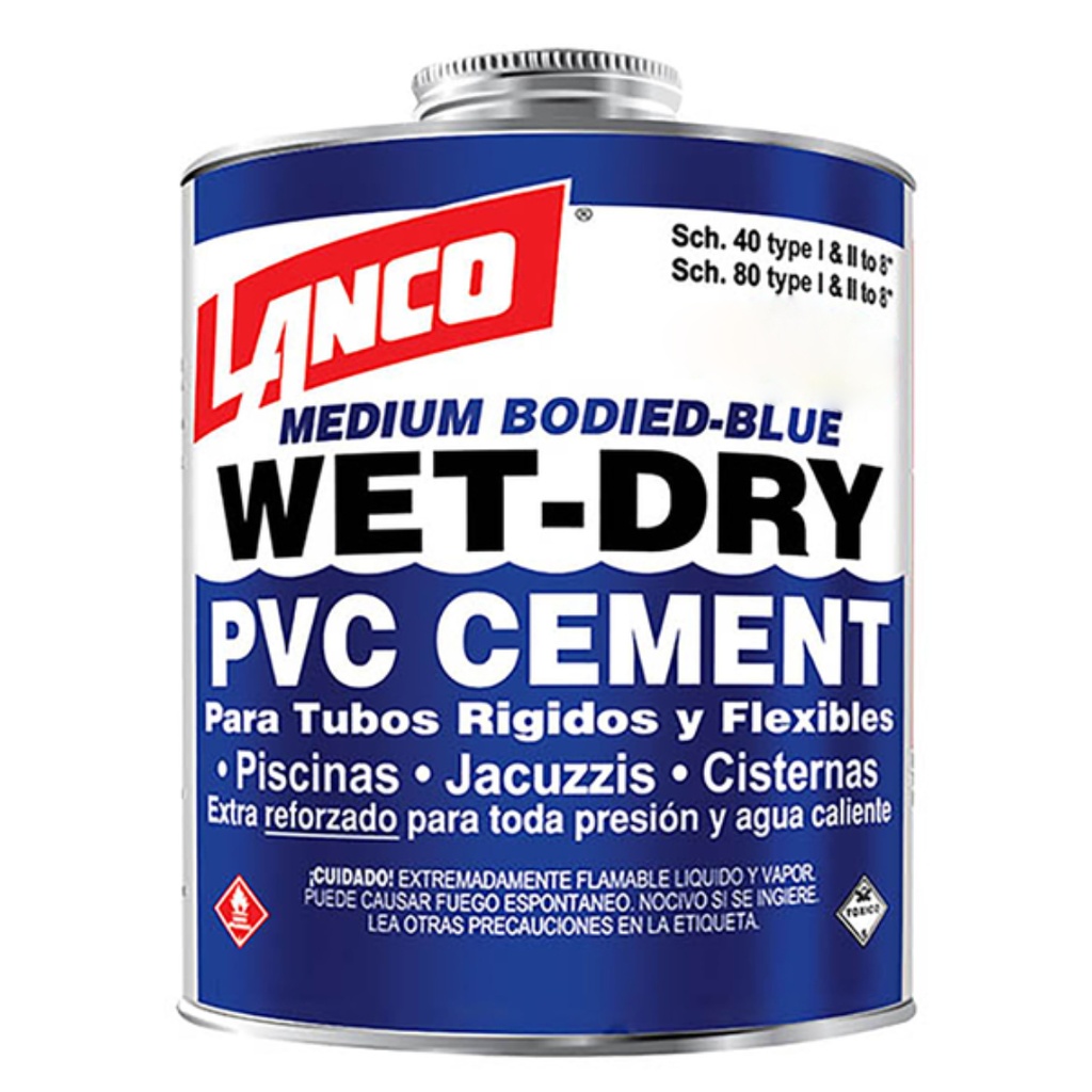 PEGA PVC AZUL 16 OZ 1PT