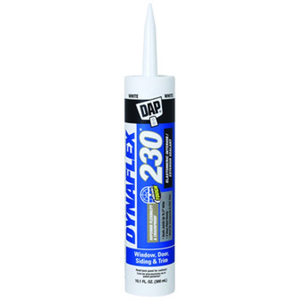DAP Dynaflex 230 White Premium Latex Door/Siding/ Window Sealant 10.1 Oz