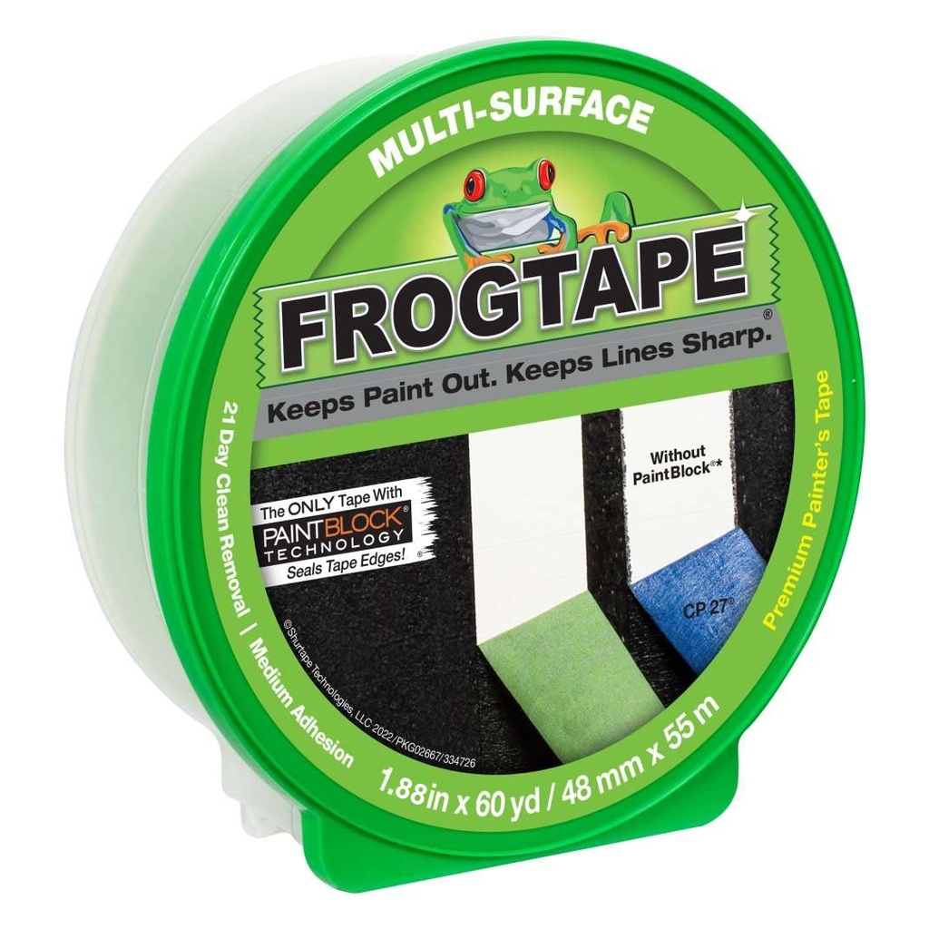 FrogTape 1.41 in. W X 60 Yd L Green Medium Strength Painter's Tape 1 Pk