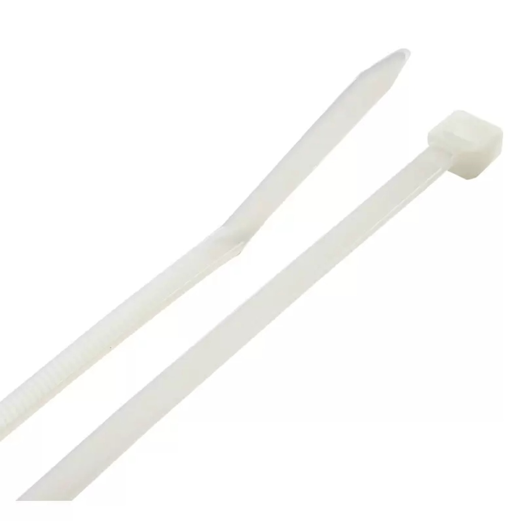 Steel Grip 8 in. L White Cable Tie 20 Pk