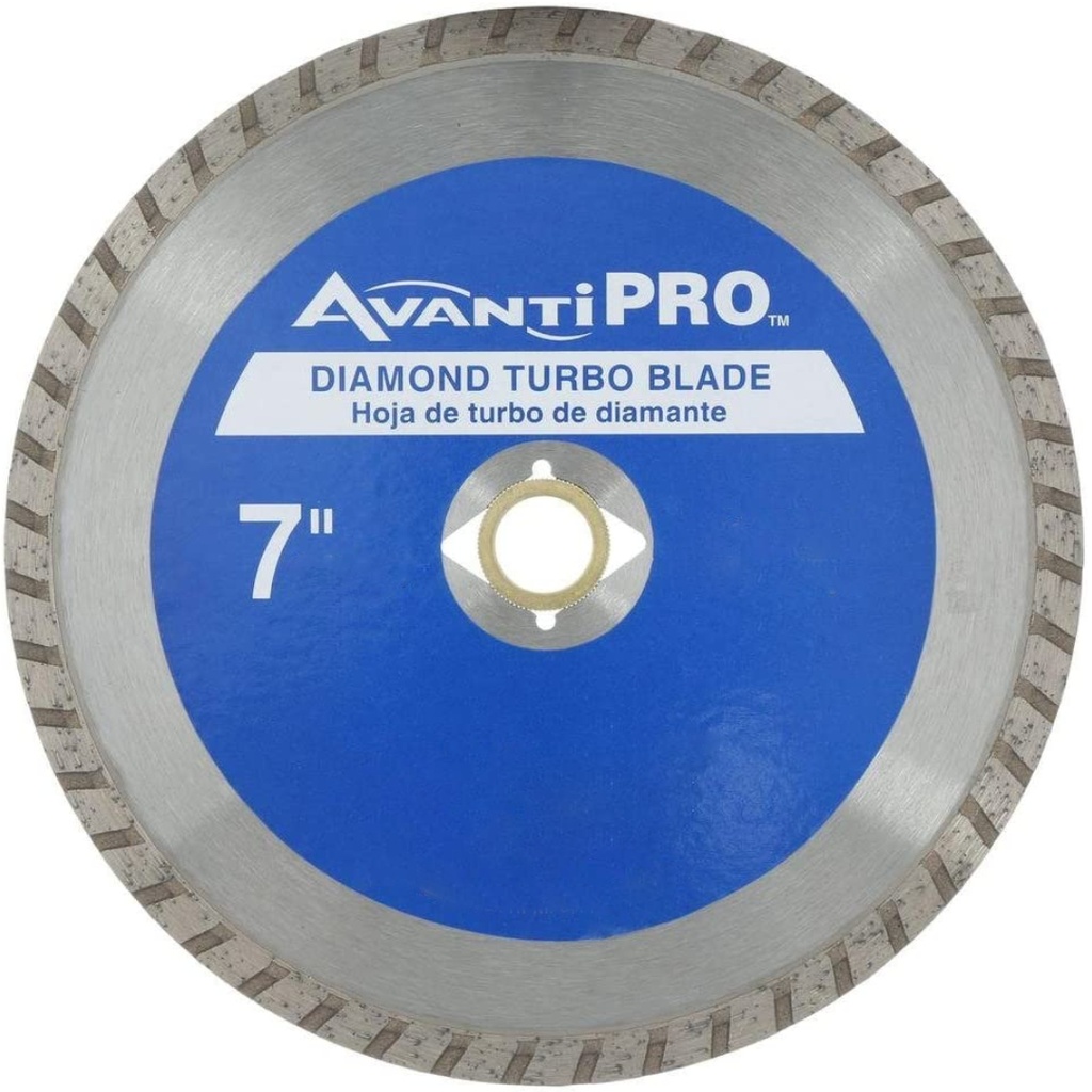 Mercer Abrasives Industries 660700 Blue Lightning Turbo Diamond Blade, 7-Inch