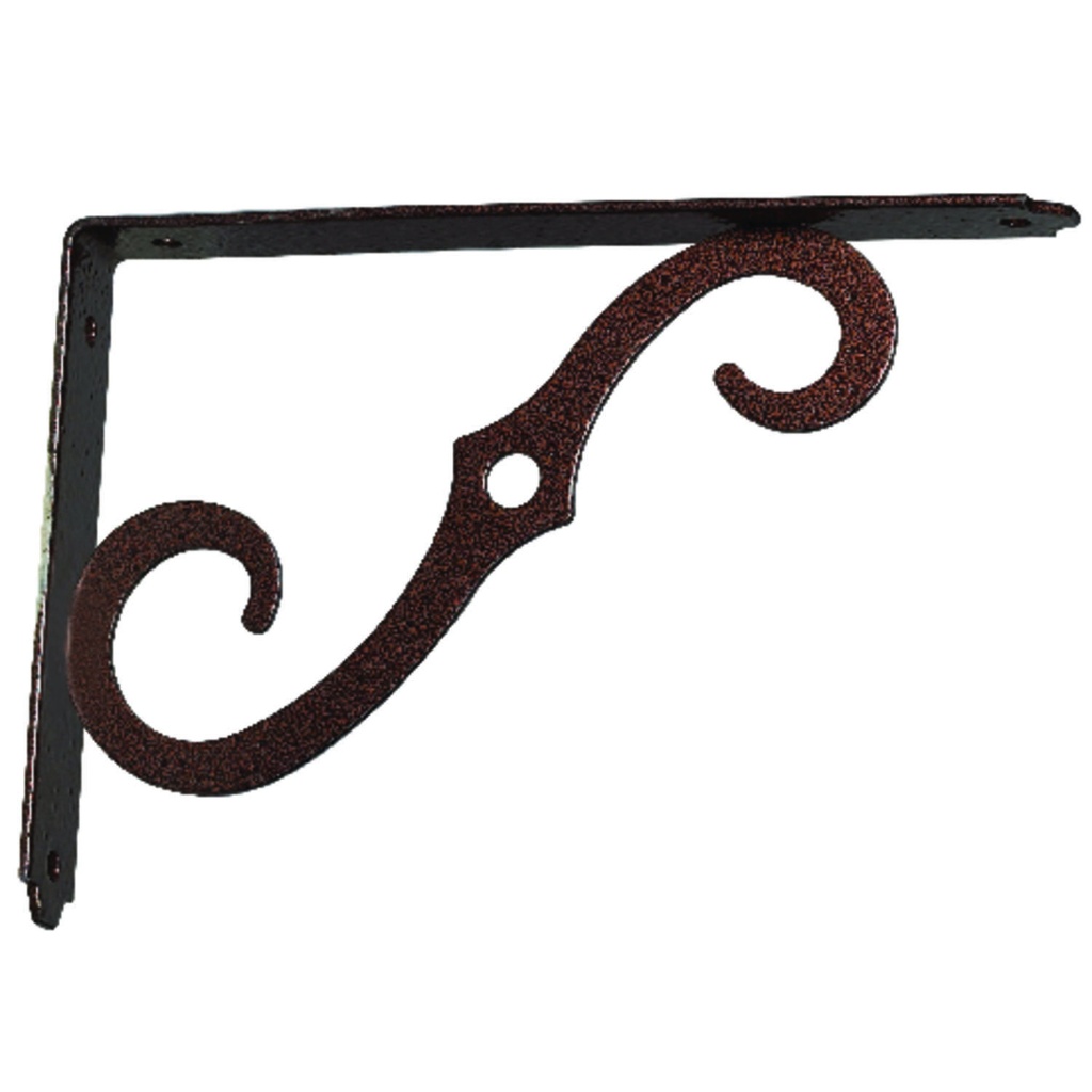 [5292677] Hampton Brown Steel Shelf Support 12 Ga. 8 in. L 80 Lb