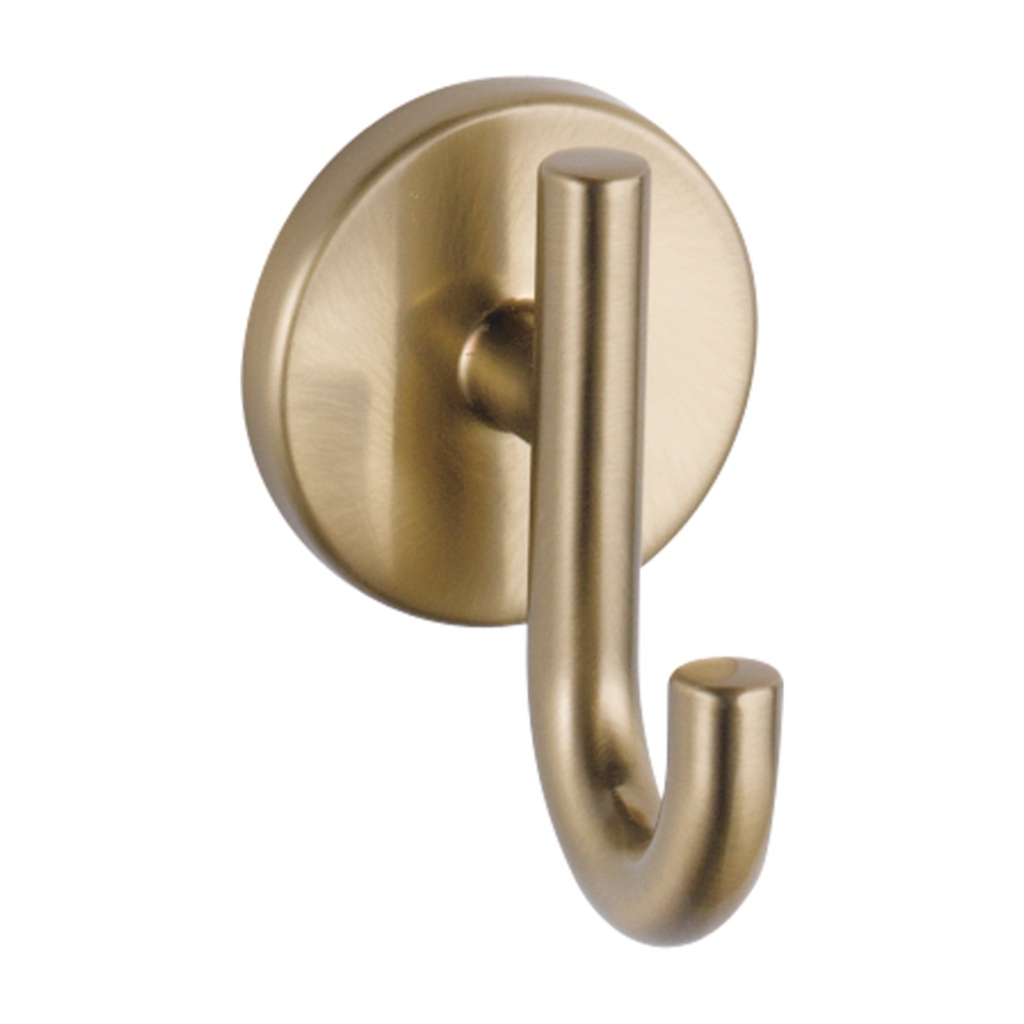 [75935CZ] Delta 75935 Trinsic Single Robe Hook Champagne Bronze Bathroom Hardware and Accessories Bathroom Hardware Robe Hooks