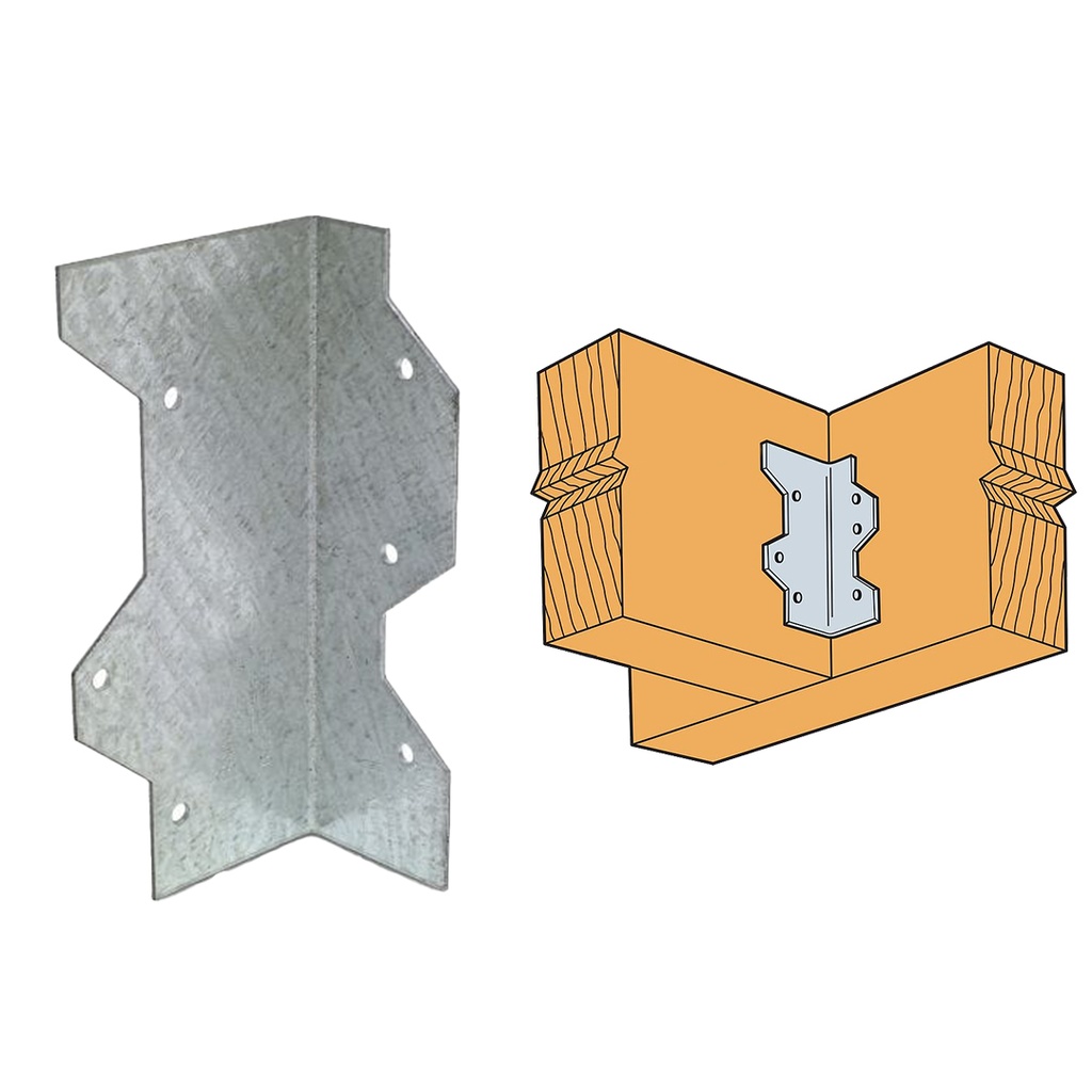 5 in. 16-Gauge Galvanized Reinforcing L Angle