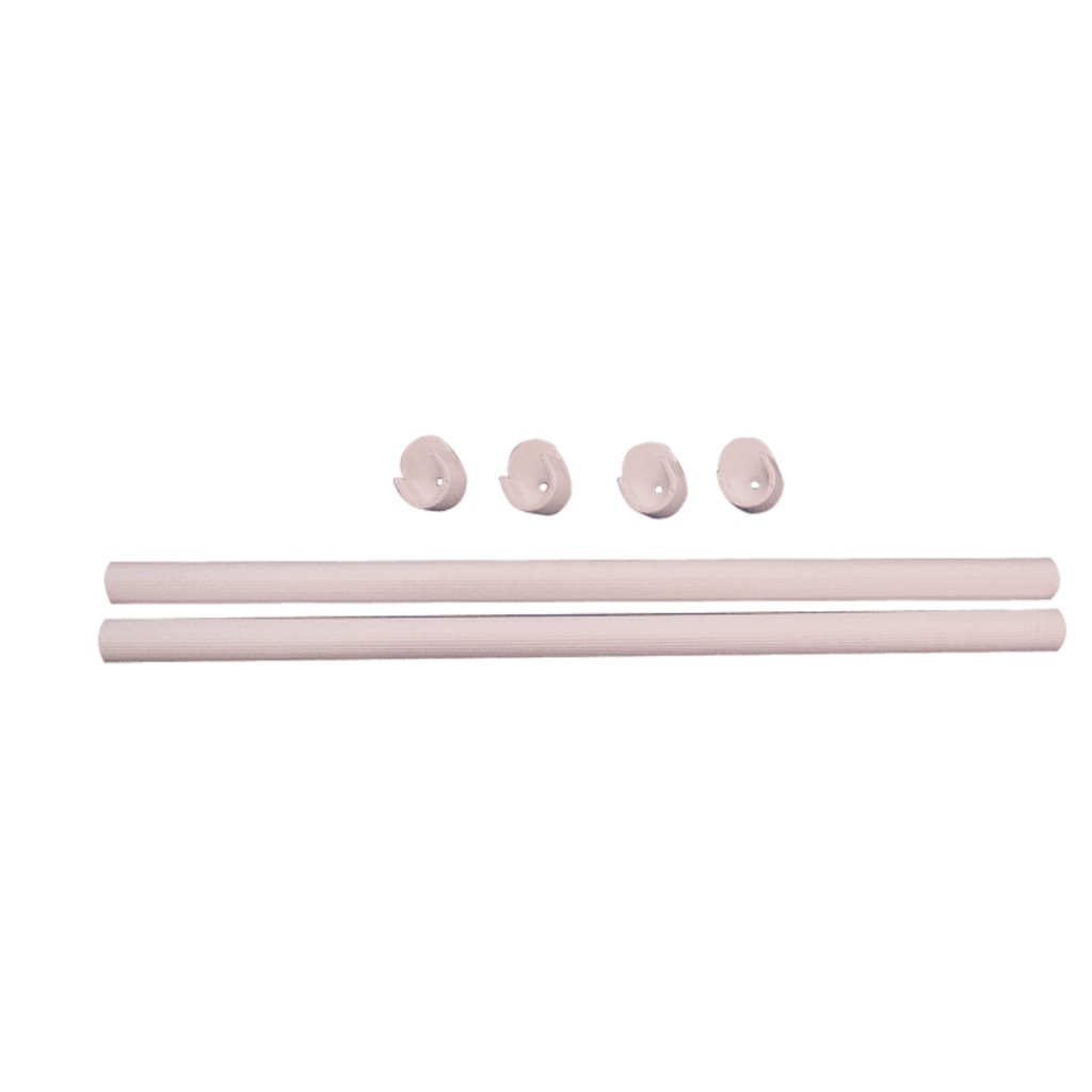 Easy Track 4 in. H X 1 in. W X 24 in. L Steel Closet Organizer