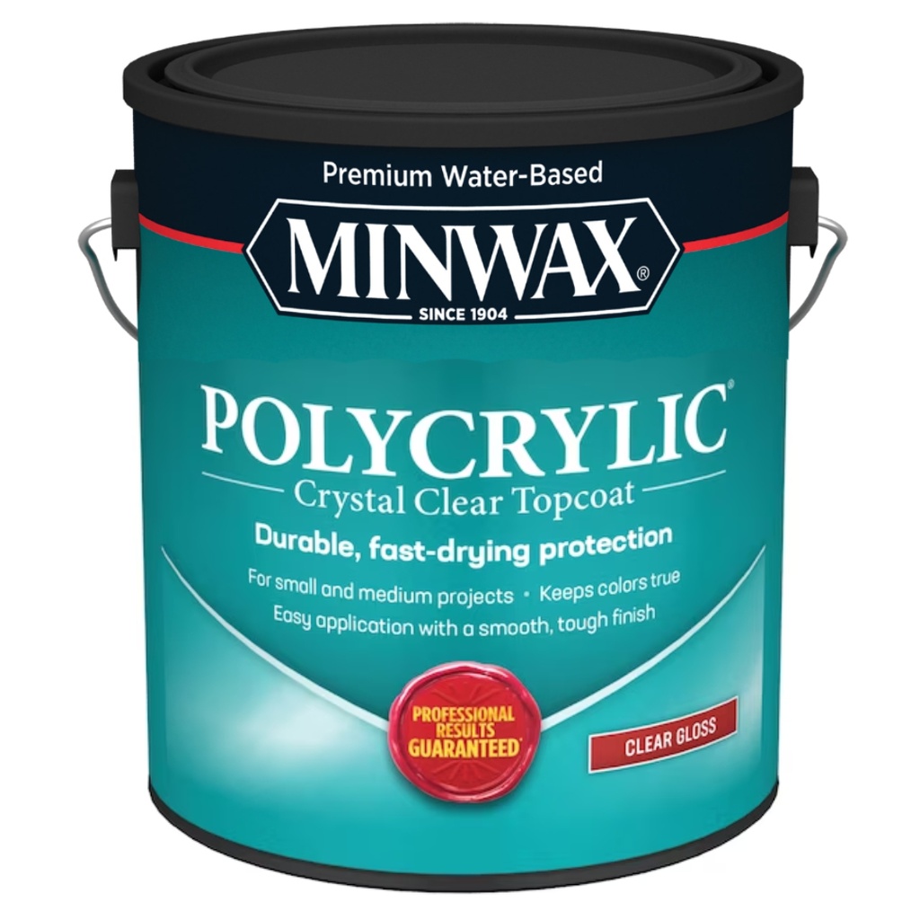 Minwax Gloss Clear Polycrylic 1 Gal.