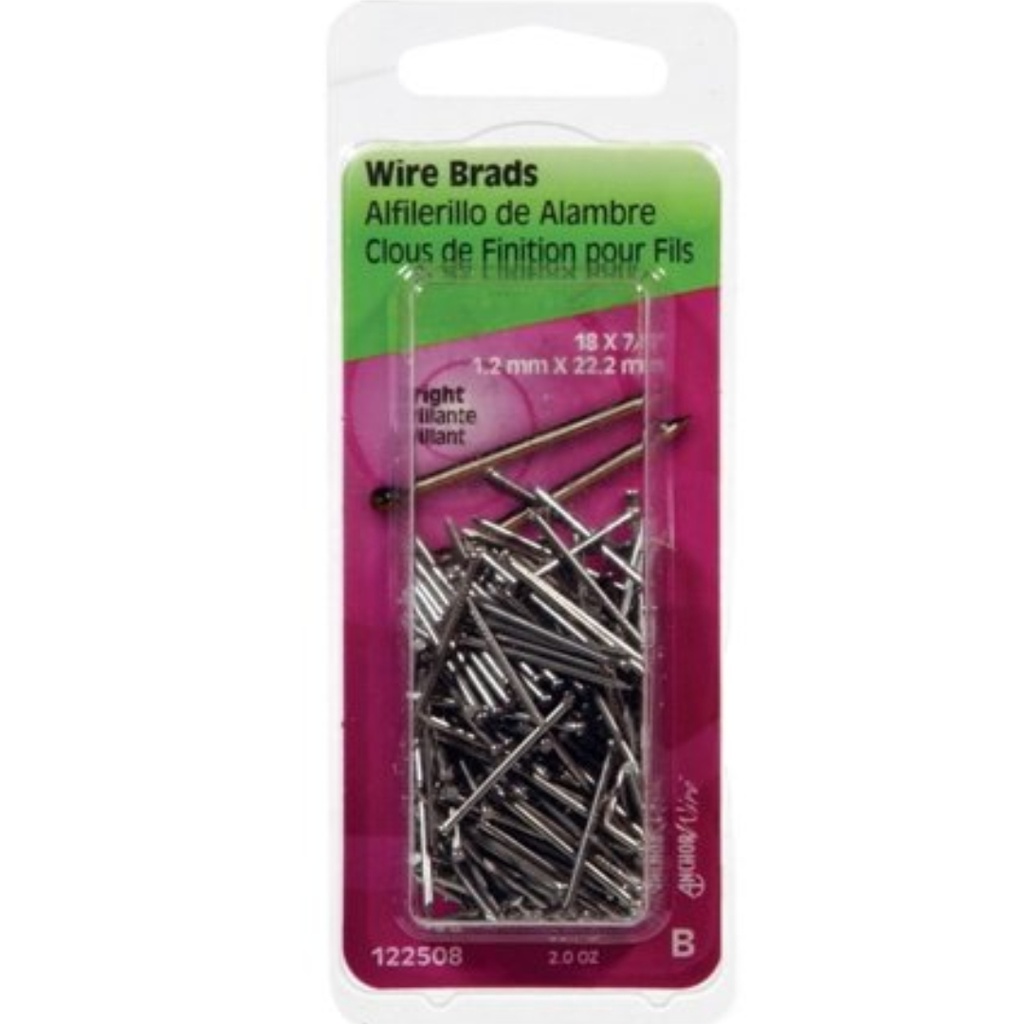 Hillman 18 Ga. X 1 in. L Bright Steel Brad Nails 1 Pack 2 Oz.