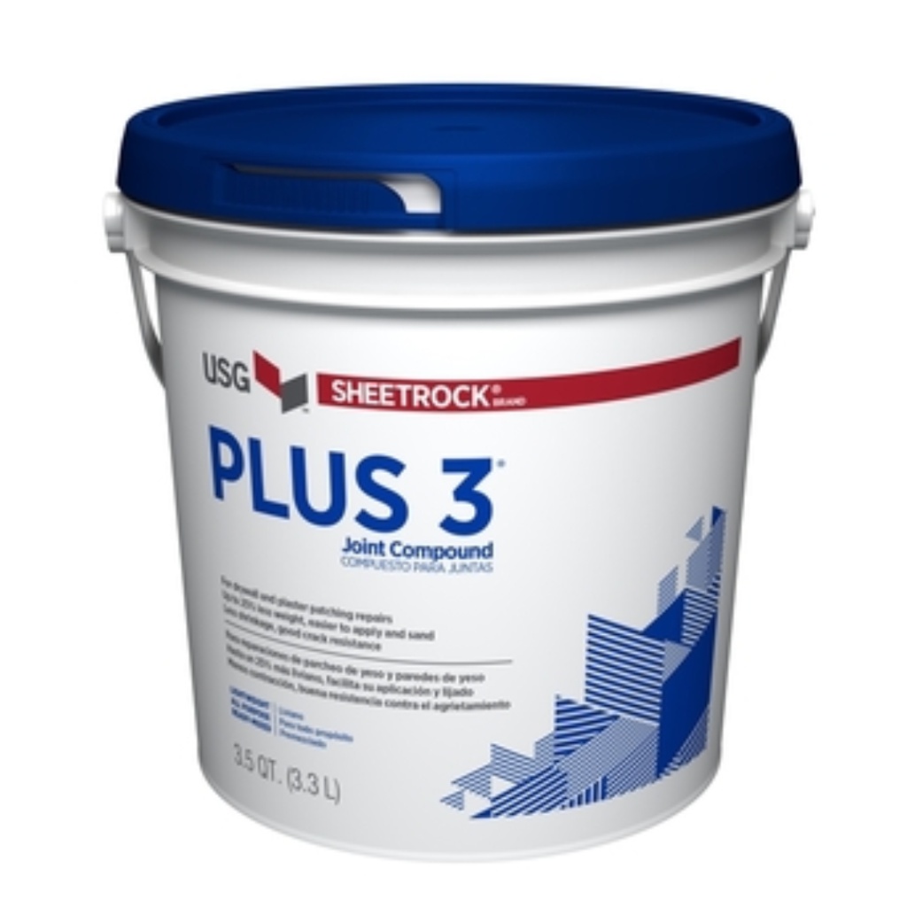 384013 3.75 Quarts Plus 3 Lightweight Joint Compound, 4PK