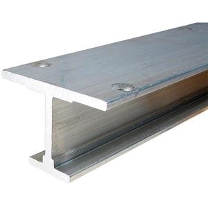 [382002047] Johnson Hardware JH200-72 200 Series 72" Aluminum Track for Sliding Doors Mill Aluminum Hardware Accessories and Parts Sliding Door Hardware