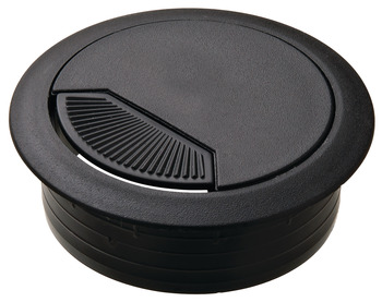 COVER HOLE 2-3/8" NEGRO 60MM