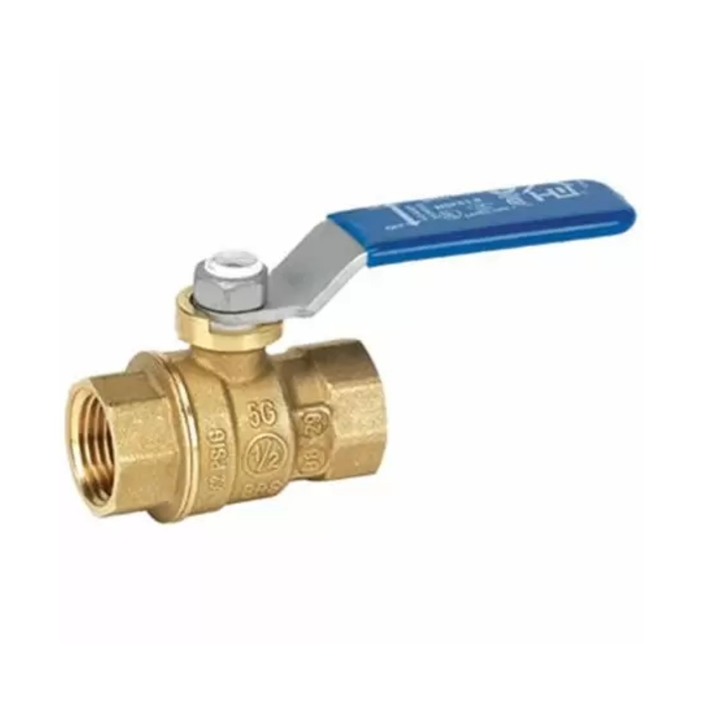 Homewerks 3/4 in. Brass FIP Ball Valve Full Port Quarter-Turn Lever for Water/Oil/Gas