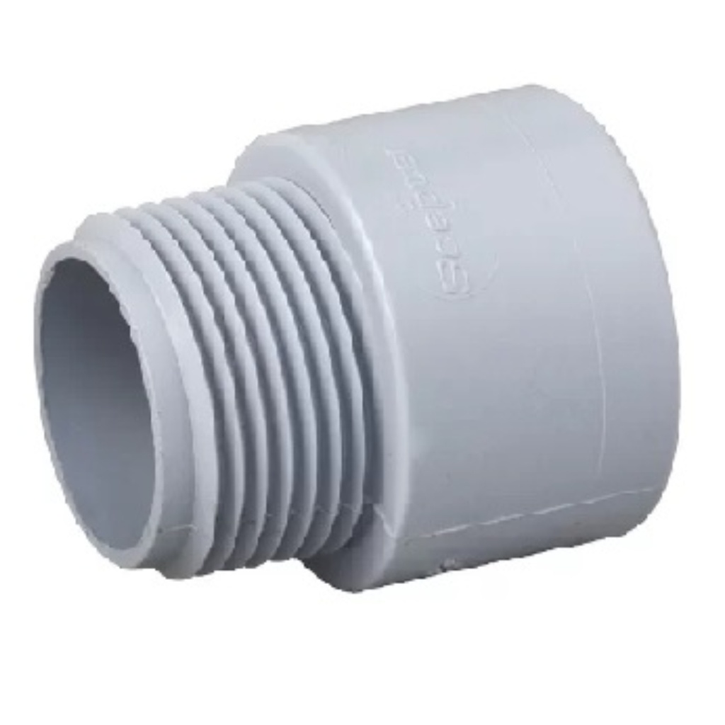 ADAPT. MACHO 1-1/4 SCH40 GRIS